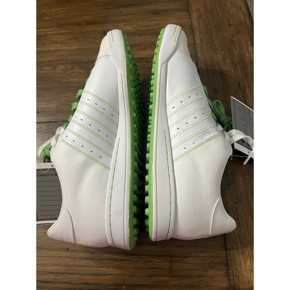 Adidas‎ Street Sample Golf Shoes Sneakers Mens Sz 12.5 Shoes Green White RARE main image 5